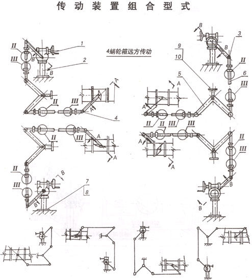 Combined type of transmission device