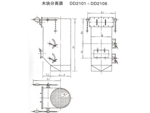 Wooden block separator dd2101-dd2