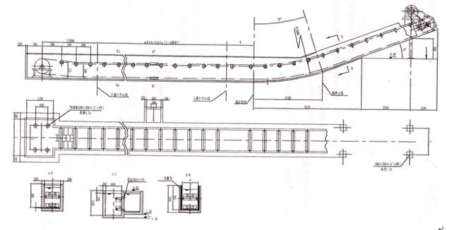Zkc-x heavy frame chain slag eliminator